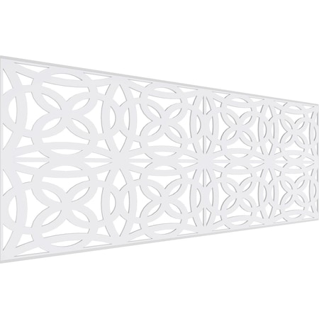 Ekena Millwork Set of Four Panels for 94 1/2"W x 36 1/4"H Baytown Fretwork Wainscot Wall Paneling WPKP18X01X47BYT